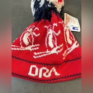 New old deadstock Murray Merkley ski hat toque with Pom Pom